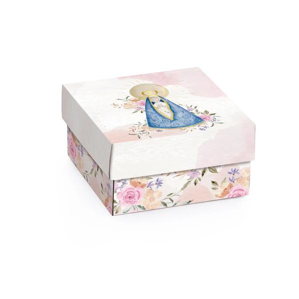 CAIXA MINI QUADRADA NOSSA SENHORA 6,5X6,5X3,5 M P CROMUS
