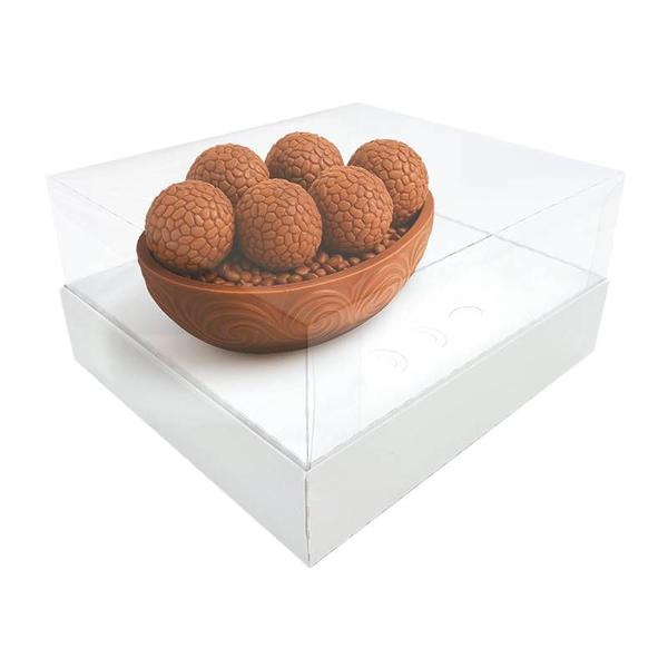 CAIXA OVO 150/350G BRANCA PASCOA UN REGINA