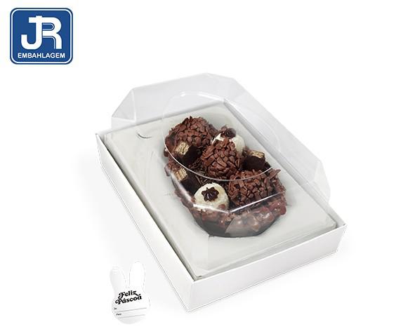 CAIXA OVO 3 EM 1 250/350/500G BRANCO TAMPA MONTADA 19,5X13,5X8,5CM UN JR EMBALAGENS