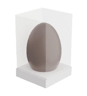 CAIXA OVO VERTICAL CLASSIC 250/350G BRANCA PASCOA ESSENCIAL UN IDEIA