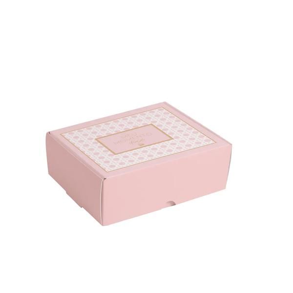 CAIXA P/6  BRIGADEIRO 13X10,6X4,5CM PAGLIA ROSA UN CROMUS
