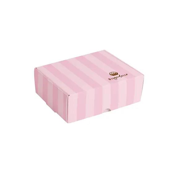 CAIXA P/6 BRIGADEIRO 13X10,6X4,5CM ROSA UN CROMUS