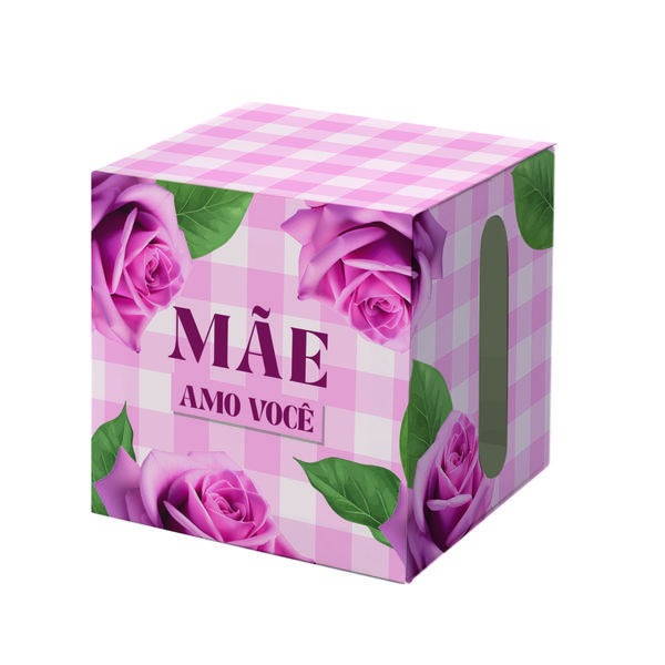 CAIXA P/CANECA GRACIOSA 9X9X9CM  UN CROMUS