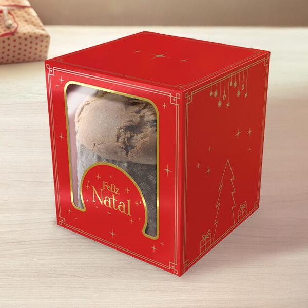 CAIXA PANETONE CLASSIC NATAL LUZ UN IDEIA
