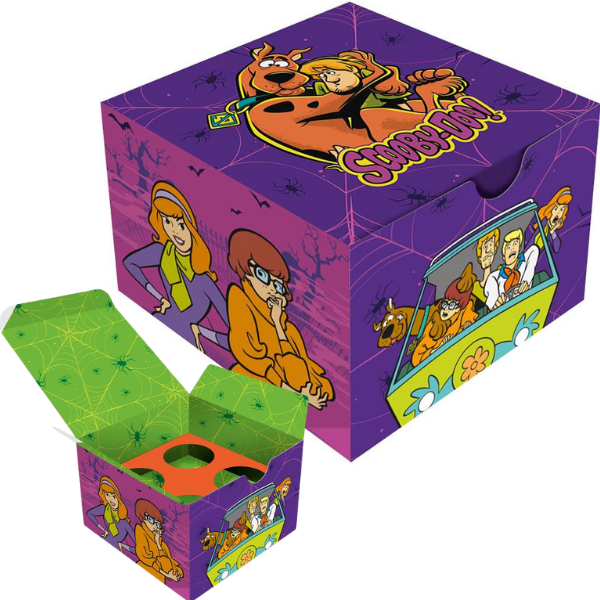 CAIXA PARA 4 DOCES HALLOWEEN SCOOBY DOO 5UN REGINA