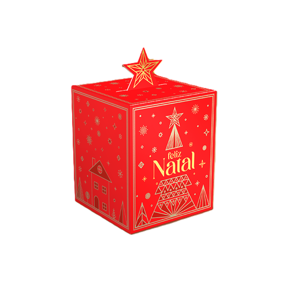 CAIXA POP UP ESTRELA BRILHOS DE NATAL UN IDEIA