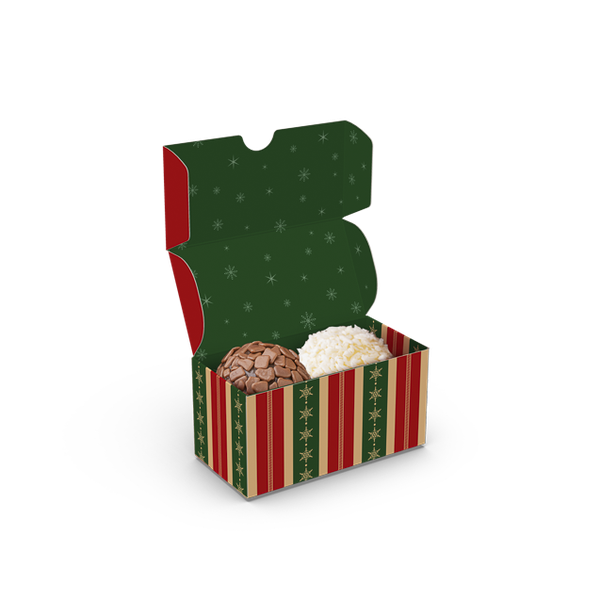 CAIXA PRACTICE COM ELASTICO 2 DOCES FELIZ NATAL UN IDEIA
