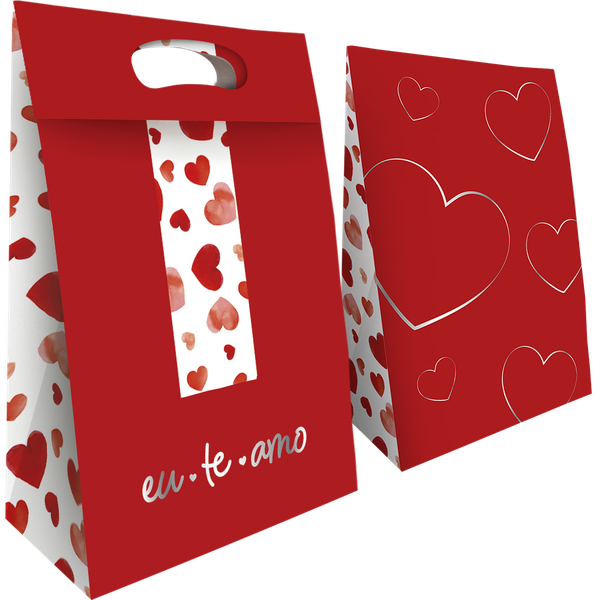 CAIXA PRESENTE ENVELOPE 22X9,5X32CM AMORE UN REGINA