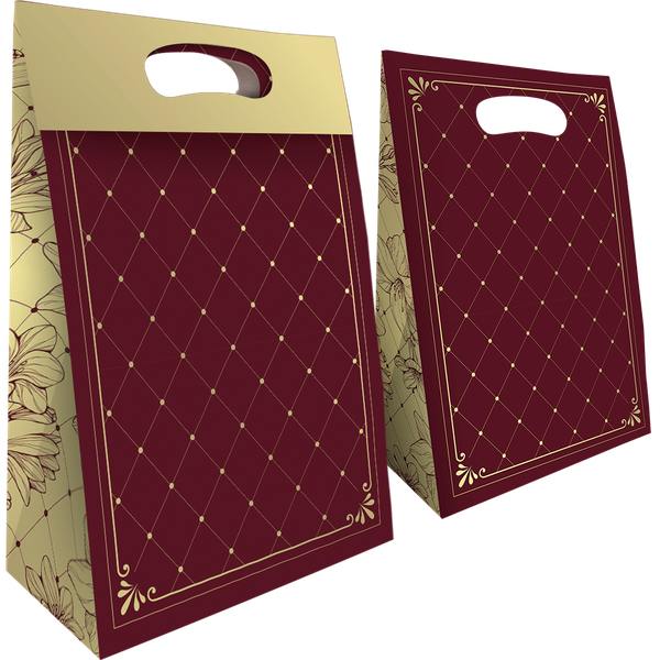 CAIXA PRESENTE ENVELOPE 22X9X32CM MARSALA ROYAL UN REGINA
