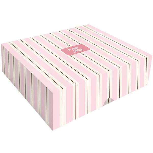 CAIXA PRESENTE TAMPA/FUNDO 28,5X20X7,5CM MAE ESSENCIA UN REGINA