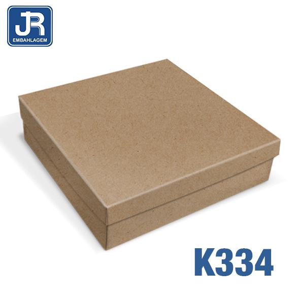 CAIXA QUADRADA 13,5X13,5X4CM KRAFT UN JR EMBALAGENS