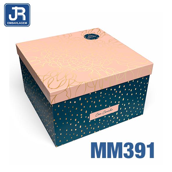 CAIXA QUADRADA 25X25X15,5CM GRACE UN JR EMBALAGENS