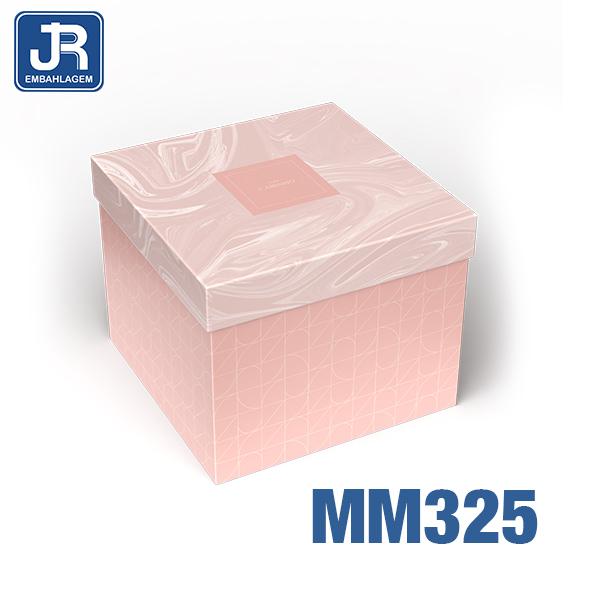 CAIXA QUADRADA ALTA 22X22X18CM AURA UN JR EMBALAGENS