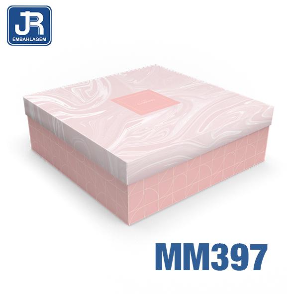 CAIXA QUADRADA MEDIA 27X27X9CM AURA UN JR EMBALAGENS