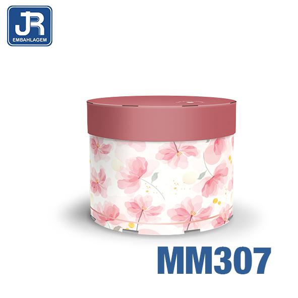 CAIXA REDONDA P 15,5X15,5X12CM FLORAL UN JR EMBALAGENS