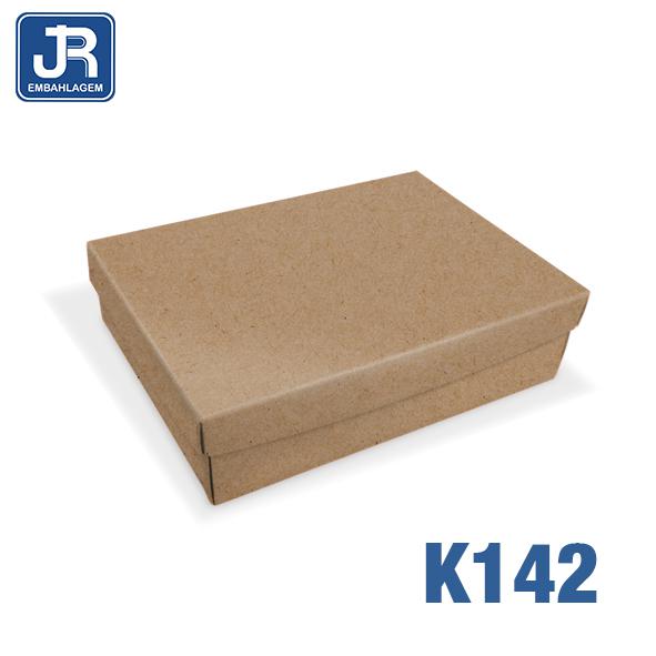 CAIXA RETANGULAR 18X13X5CM KRAFT UN JR EMBALAGENS