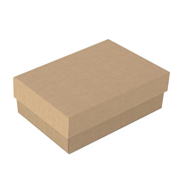 CAIXA RETANGULAR COM TAMPA PETIT KRAFT 19,5X14,5X6,5CM M UN CROMUS