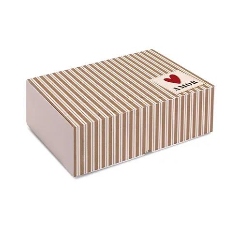 CAIXA RETANGULAR REALCE L'AMOUR 20X14X7CM P UN CROMUS