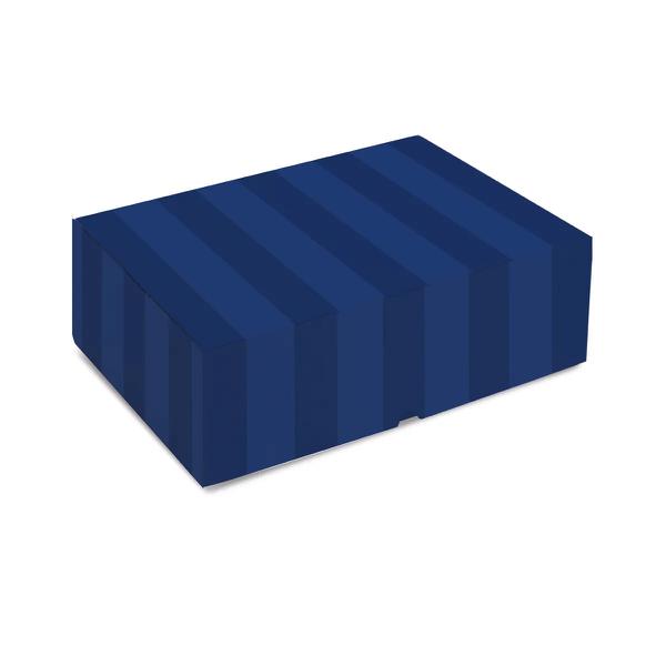 CAIXA RETANGULAR REALCE POLO 25X17X8,5CM M CROMUS