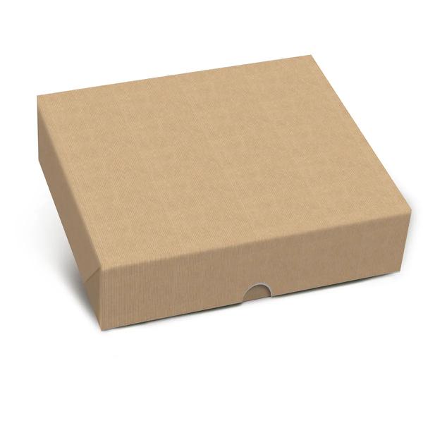 CAIXA RETANGULAR TAMPA FUNDO NEW KRAFT 17X13X4,5CM P UN CROMUS