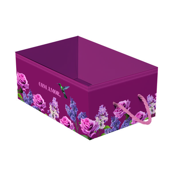 CAIXOTE DE CARTAO COM ALCA 22X15X10,5CM BRIGITTE UN CROMUS