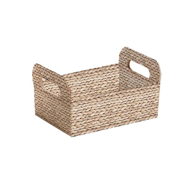 CAIXOTE DE CARTAO M 22X15X8CM PALHA TRANCADA UN CROMUS