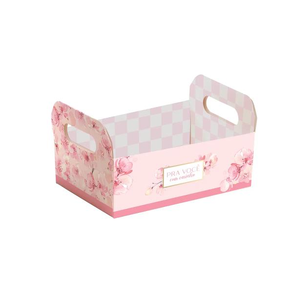 CAIXOTE DE CARTAO P 16X10,5X4,5CM BLOSSOM UN CROMUS