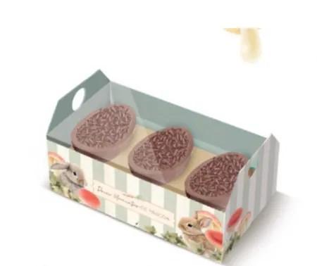 CAIXOTE P/3 M.OVO 15,5X9X5,5 CM 50G CHARLES UN CROMUS