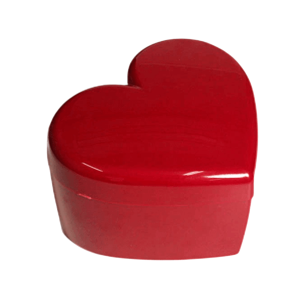 CAKE BOX CORACAO COM TAMPA MARSALA 750ML UN BLUE STAR