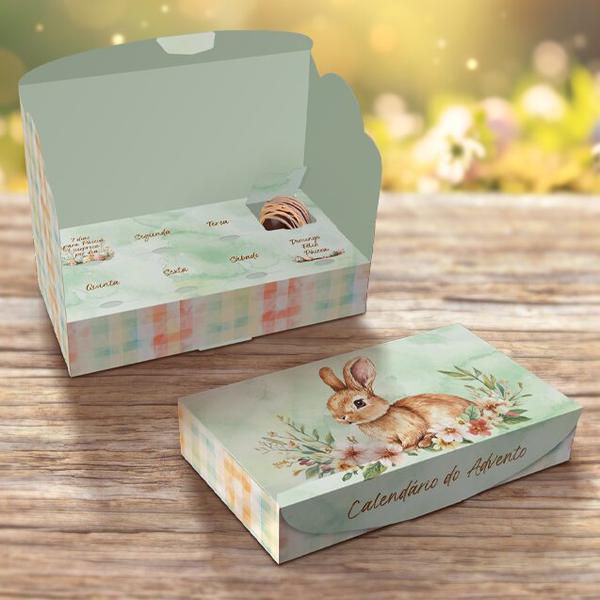 CALENDARIO DO ADVENTO PASCOA ENCANTOS UN IDEIA