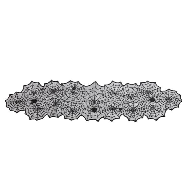 CAMINHO DE MESA HALLOWEEN TEIAS 183X45CM MOD.H353 UN SILVER