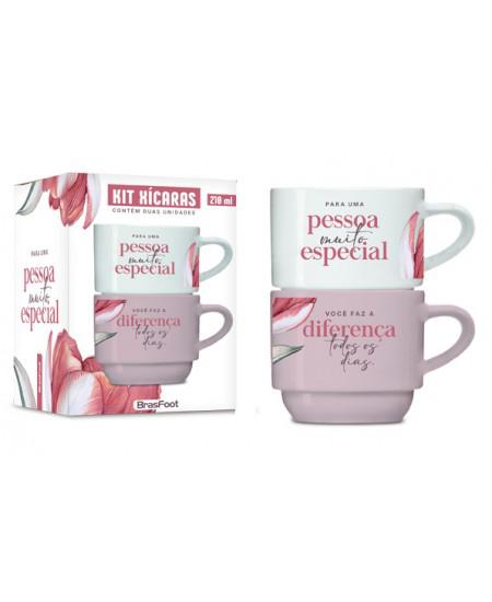 CANECA EMPILHADA DUPLA PARA UMA PESSOA MUITO ESPECIAL 210ML UN