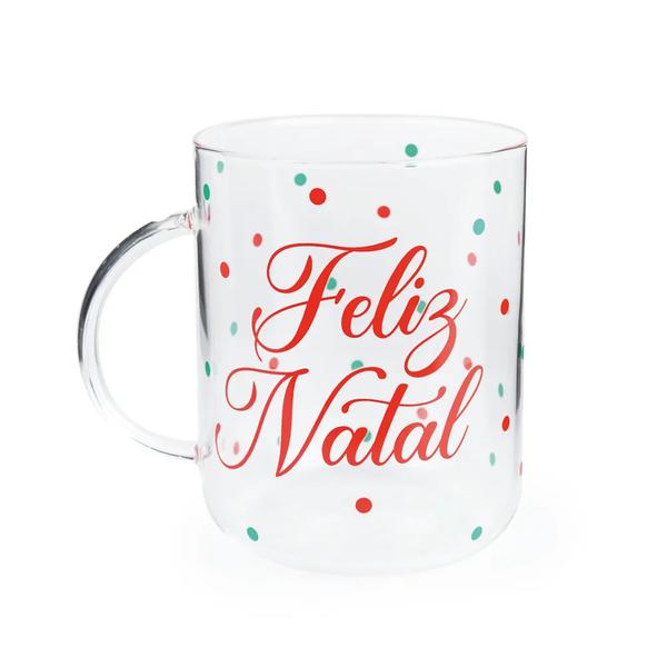 CANECA FELIZ NATAL E POA INC/VRM/VRD 470ML CROMUS