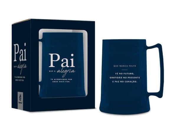 CANECA GEL 300ML  PAI QUE ALEGRIA UN
