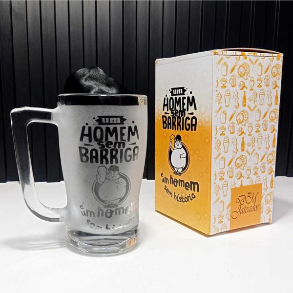 CANECA GEL 300ML UM HOMEM SEM BARRIGA UN