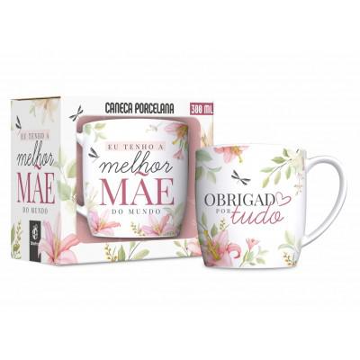 CANECA PORCELANA URBAN 300ML MELHOR MAE DO MUNDO UN
