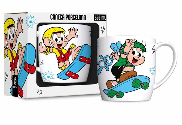 CANECA PORCELANA URBAN 300ML TM CASCAO E CEBOLINHA UN