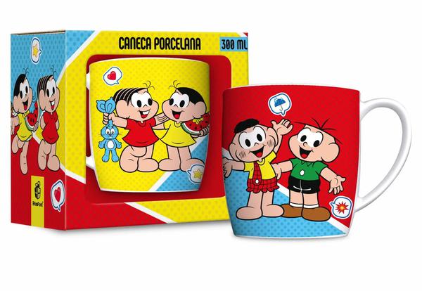 CANECA PORCELANA URBAN 300ML TM TURMA DA MONICA UN