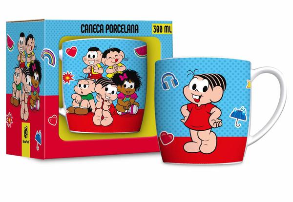 CANECA PORCELANA URBAN 300ML TM TURMA DA MONICA UN