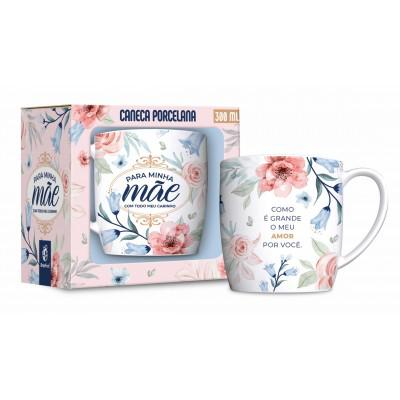 CANECA PORCELANA URBAN 300MLPARA MINHA MAE COM CARINHO UN