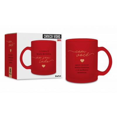 CANECA VIDRO DIAMOND AO SEU LADO UN