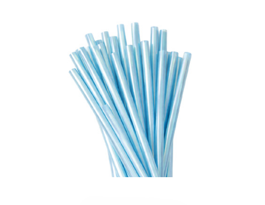 CANUDO PAPEL FURTA COR AZUL 12UN SILVER