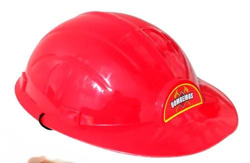 CAPACETE PLASTICO RIGIDO BOMBEIRO UN BPG