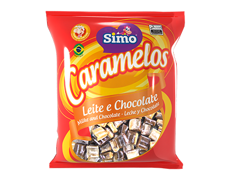 CARAMELO LEITE COM CHOCOLATE 500G SIMONETTO
