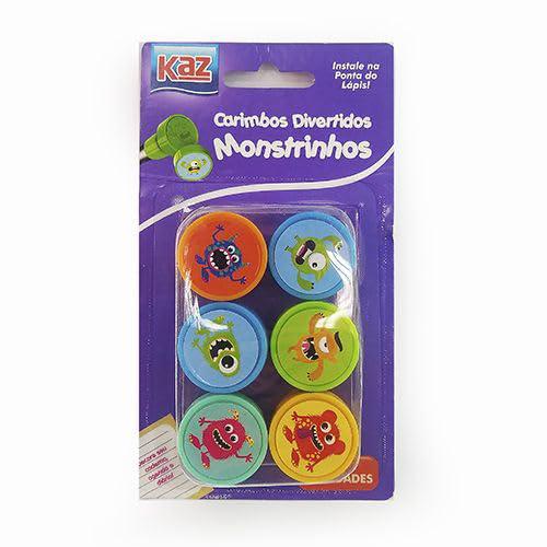 CARIMBO DIVERTIDO MONSTRINHOS UN KAZ