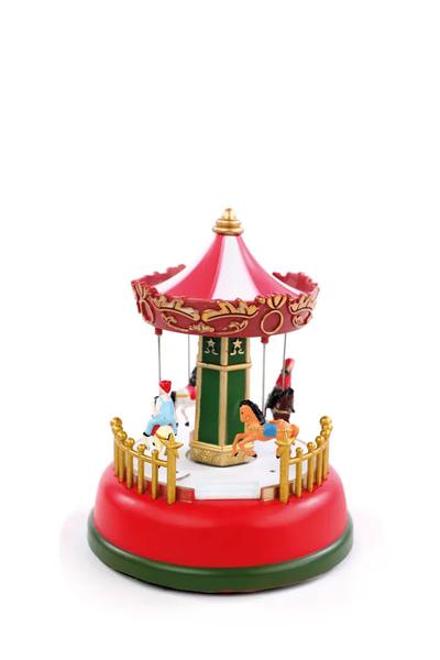 CARROSSEL COM MUSICA E MOVIMENTO 14CM UN CROMUS