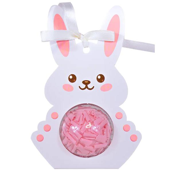 CARTAO COM BLISTER 1 DOCE COELHO PASCOA BASICA UN IDEIA