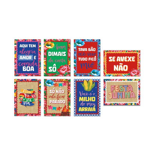 CARTAZ DECORATIVO XODO 25X35CM 8UN CROMUS