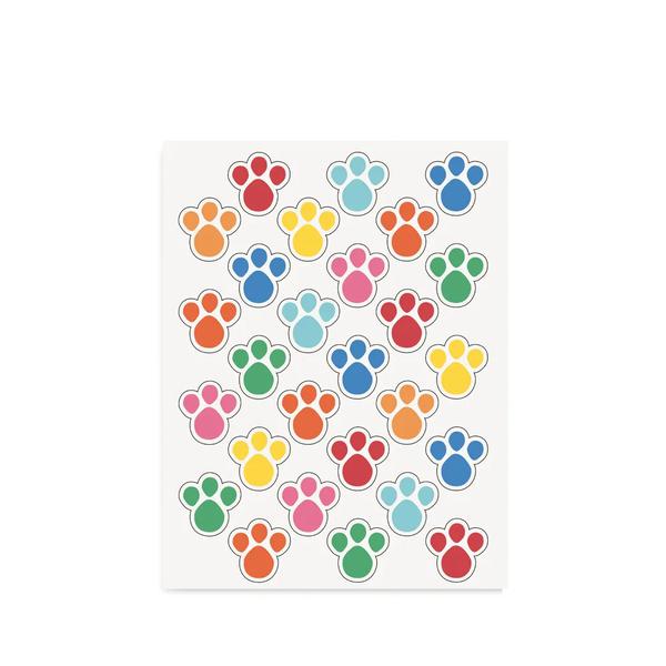 CARTELA ADESIVA P PEGADAS DA ALEGRIA 02UN CROMUS