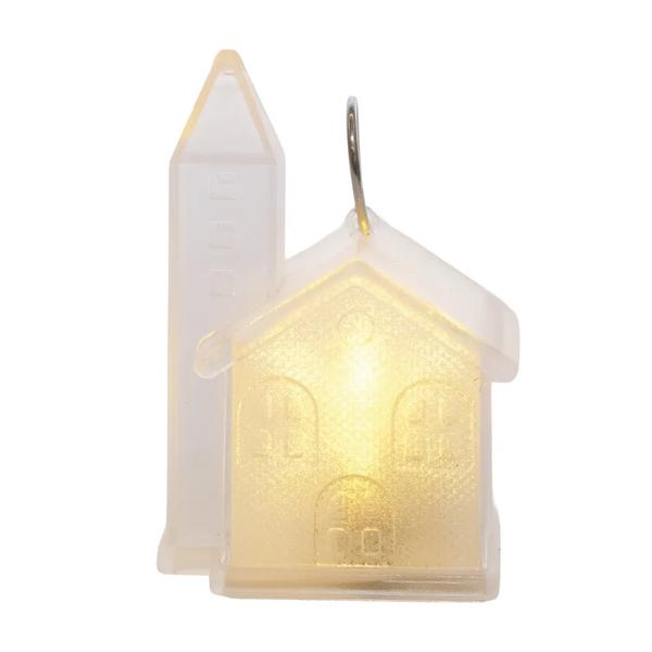 CASA DECORATIVA C/LED QUENTE INC 5CM 3 LR1130 UN CROMUS